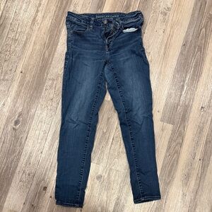American Eagle Outfitters Women's Deep Indigo Skinny Jeans